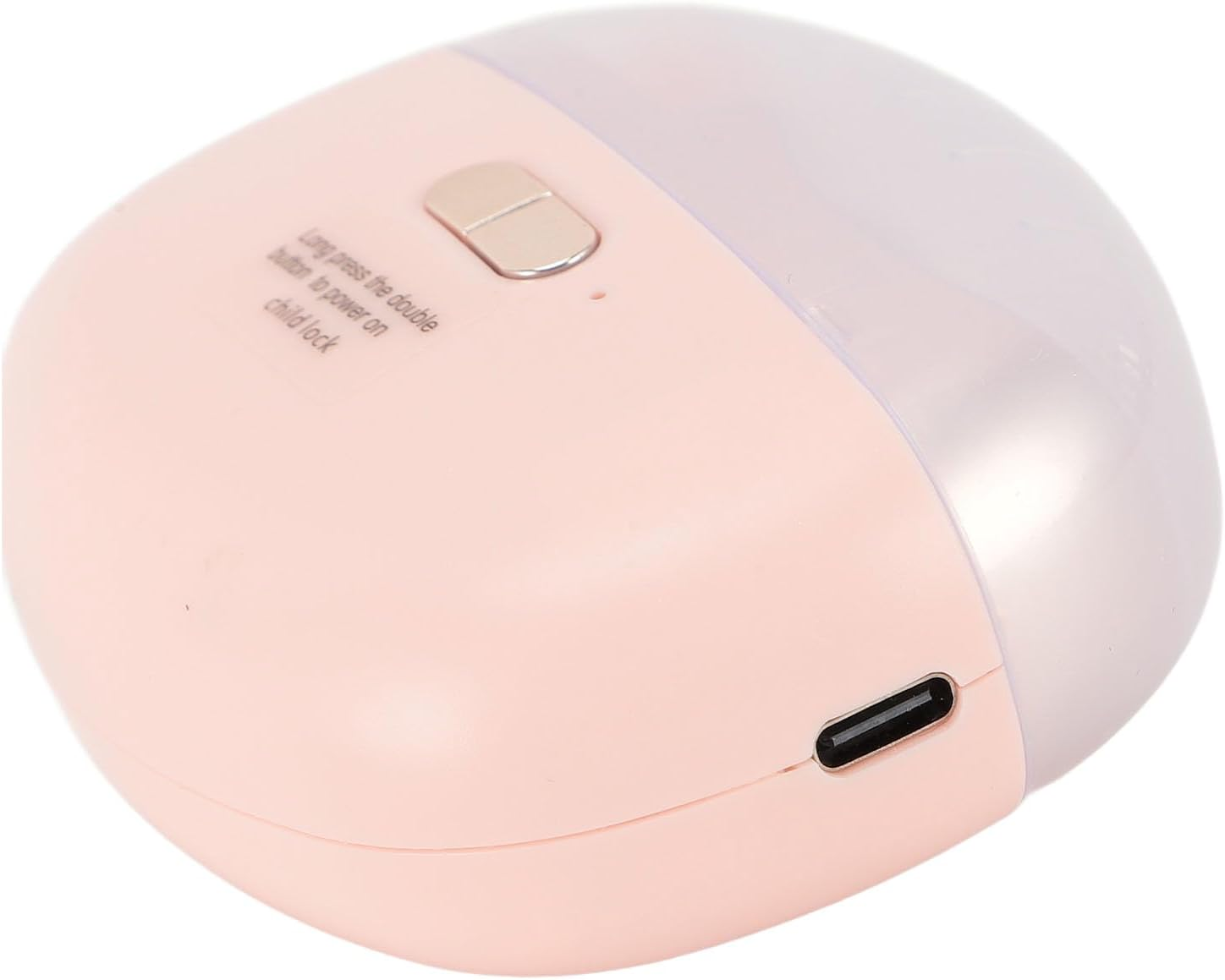 2 in 1 Design Electric Nail Clipper, Rechargeable 2 Speeds Electric Nail Trimmer with Nail Polisher, Portable Nails Trim File Clipper for Adults, Seniors, Babies, Kids, Children (Pinkish) image number 2