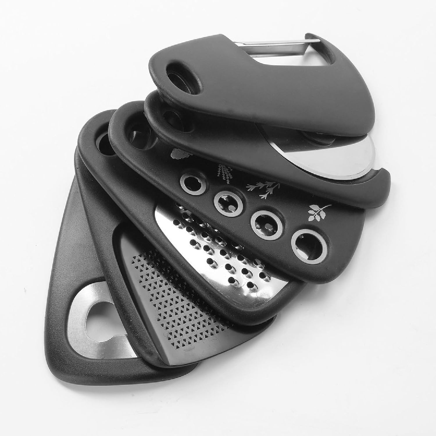 JDFHFGB 6-Piece Unique Kitchen Gadgets Set - Space Saving Stackable Cooking Tools with Grater Peeler Pizza Cutter, Essential for Home Cooks, Chefs, Men, Dad and Camping RV