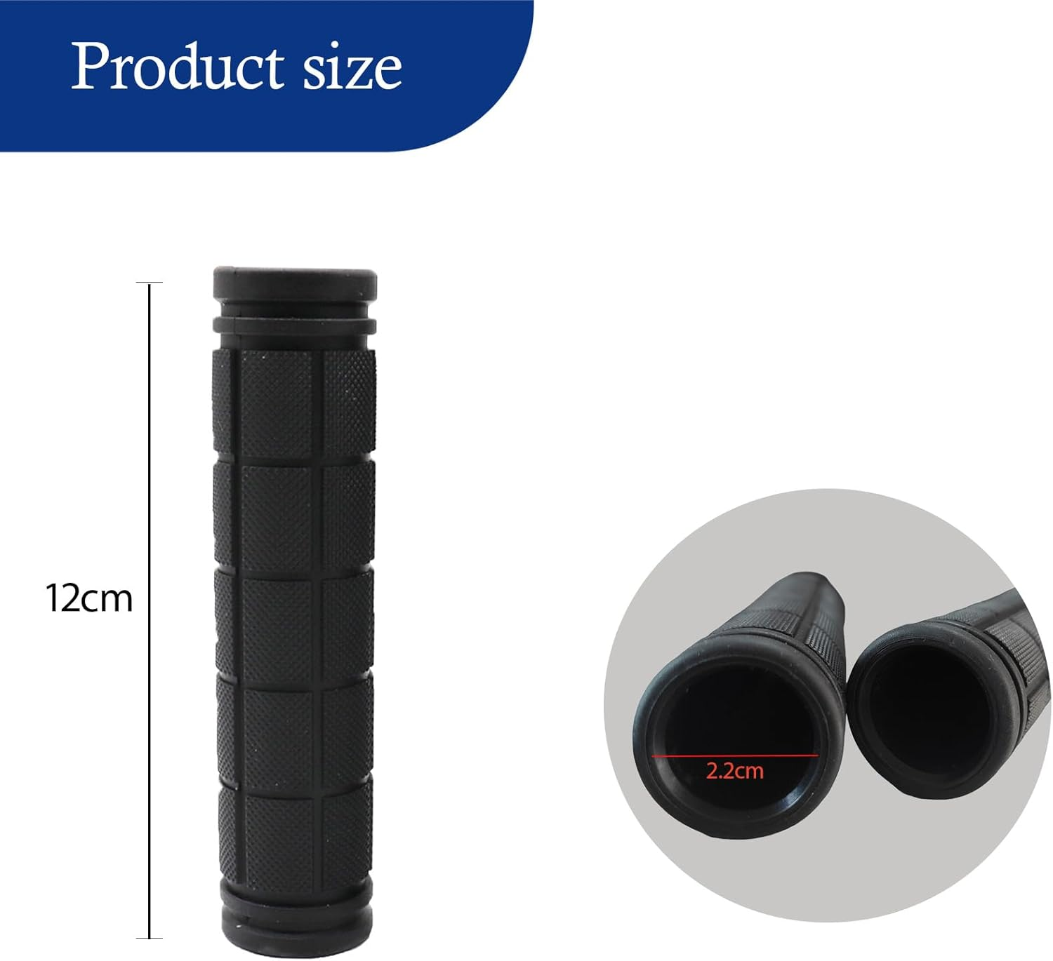 2 Pairs Loimon Mushroom Bike Grips - Non-Slip Bicycle Handlebar Grips for Boys/Girls, Ergonomic Kids Bike Grips Compatible with Bmx/Road/Mountain/Children'S Bicycles image number 1