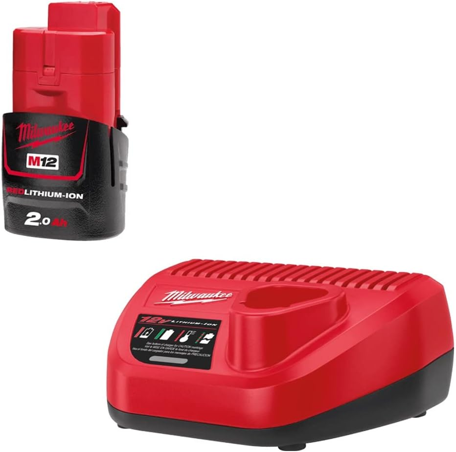 Milwaukee M12SP-201B M12 2.0Ah Redlithium-Ion Starter Kit image number 1