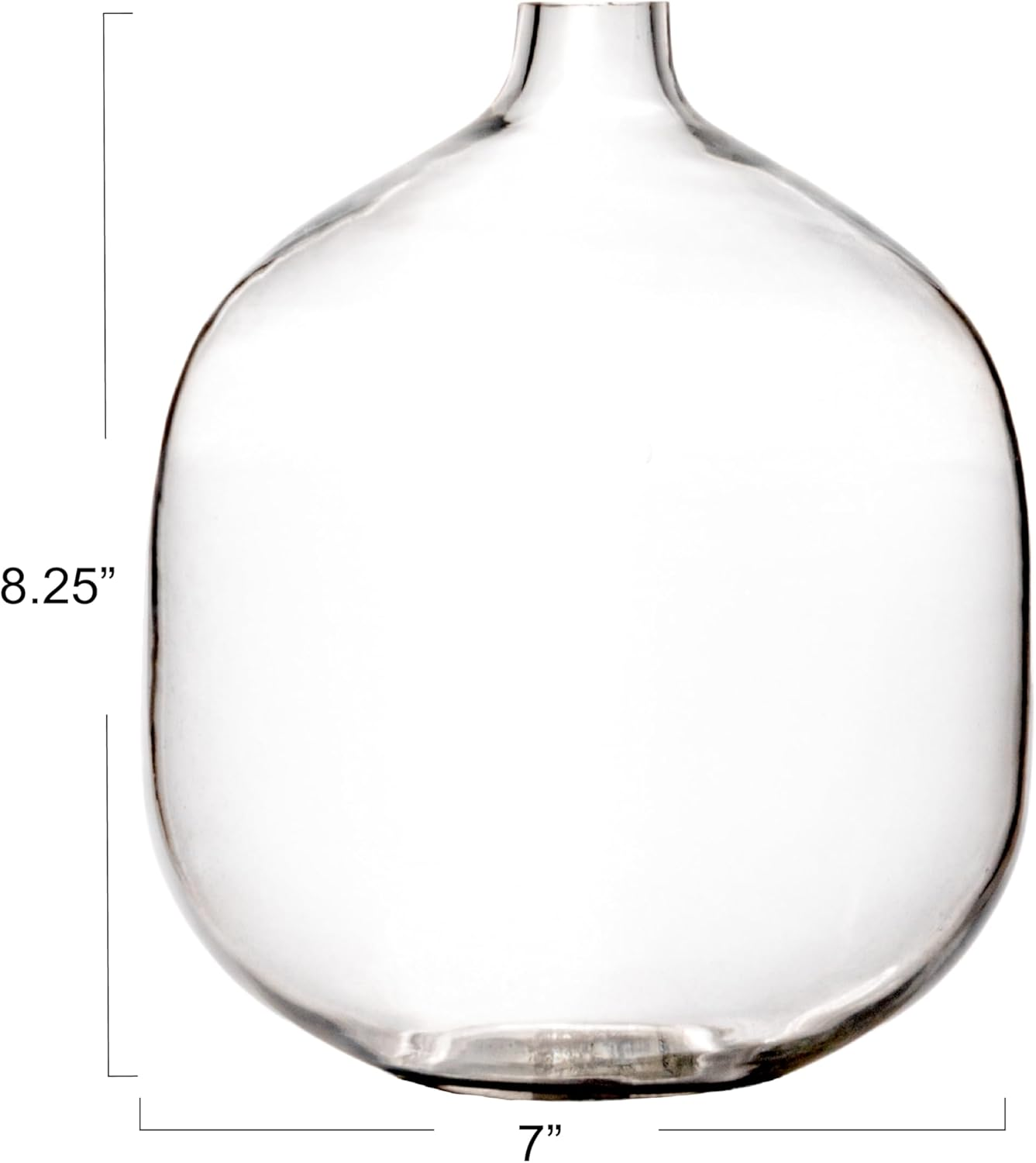 Bloomingville Stout Clear Glass Vase image number 2