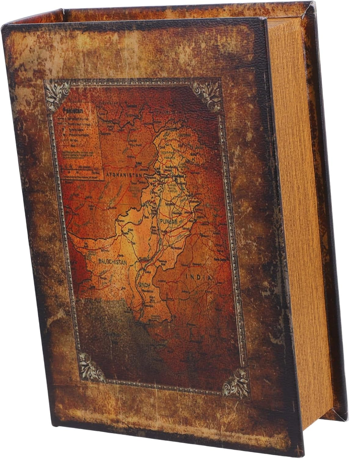 Vintage Book Shaped Decorative Storage Box Faux Book Statue for Keys Jewelry and Keepsakes Compact and Easy to Clean Design for Bookshelf Office and Home Decor image number 6