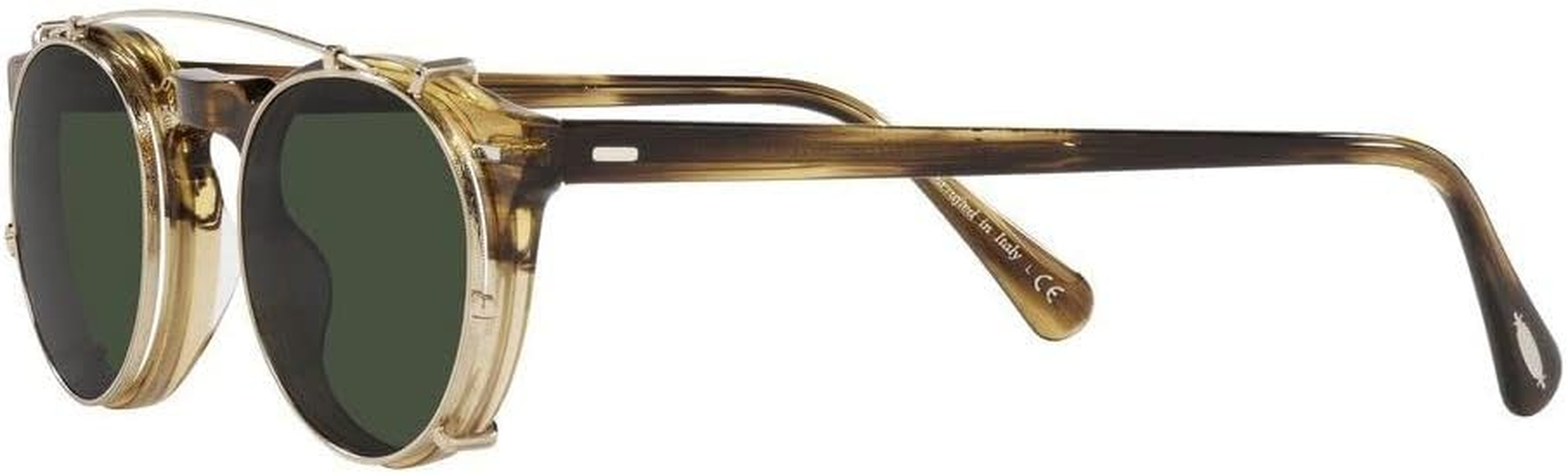 Oliver Peoples GREGORY PECK OV 5186 Gold/Green Clip-On Only 47/23/0 Unisex Eyewear Frame