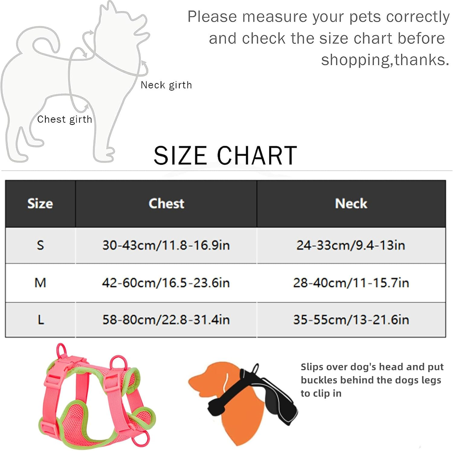 IUOUTG No Pull Lightweight Dog Harness Cute Cat Harness with Breathable Mesh Padded Soft Adjustable Puppy Harness Girl Pet Vest Harness for Small Medium Large Dogs (Purple,S) image number 7