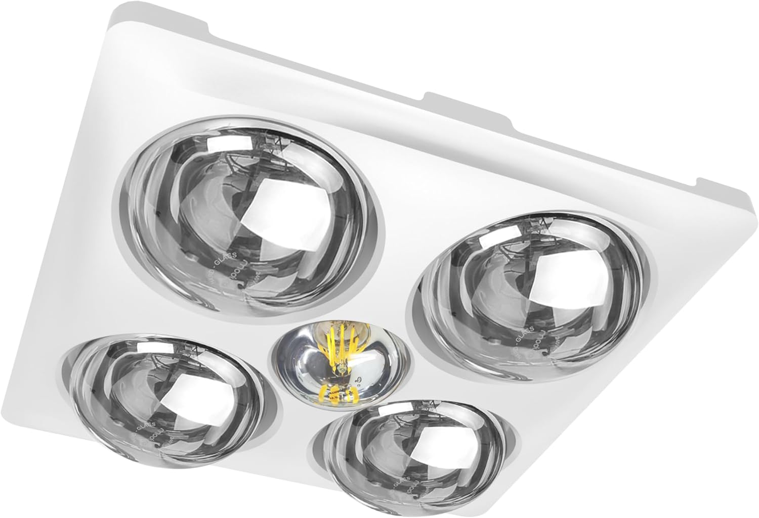 Modura Bathlux4 3-In-1 Bathroom Heater Fan Exhaust Light 4 X 275W Instant Heat (White) image number 4