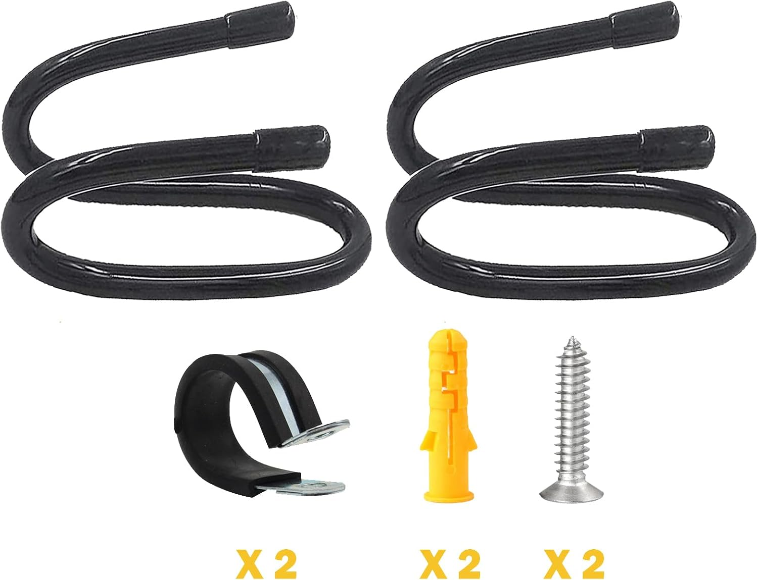 Pmsanzay 2 Pack Universal Ski and Snowboard Wall Storage Rack, Horizontal Wall Rack Hanger, Ski Holders Snowboard Gear Organizer Snowboard Display Stand for Room, Garage image number 1