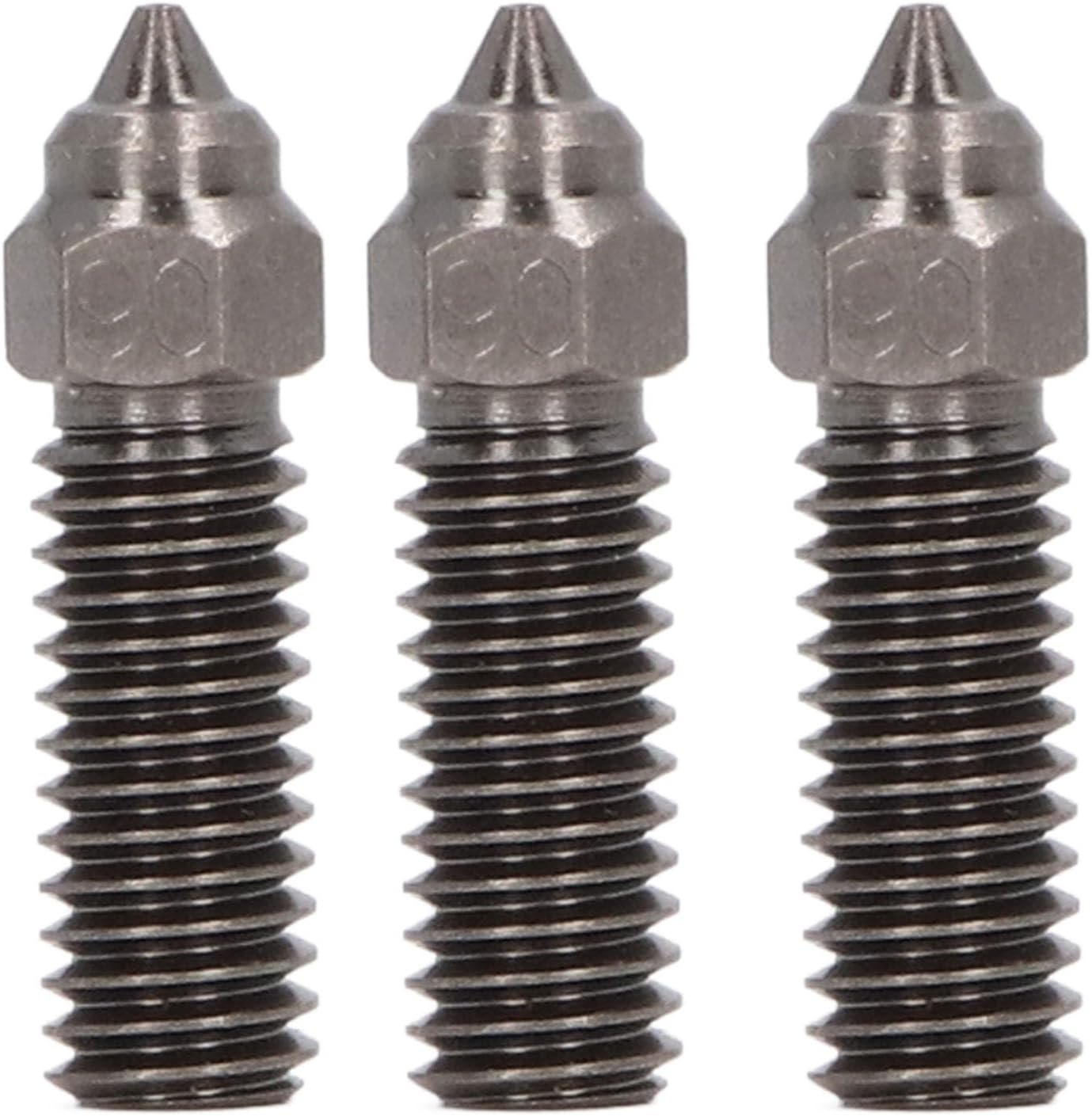 Phefop Printer Extruder Nozzle Kit for Sovol SV06 plus - High Nozzle Kit - Hardened Steel 3Pcs (1.75/0.6Mm) image number 4