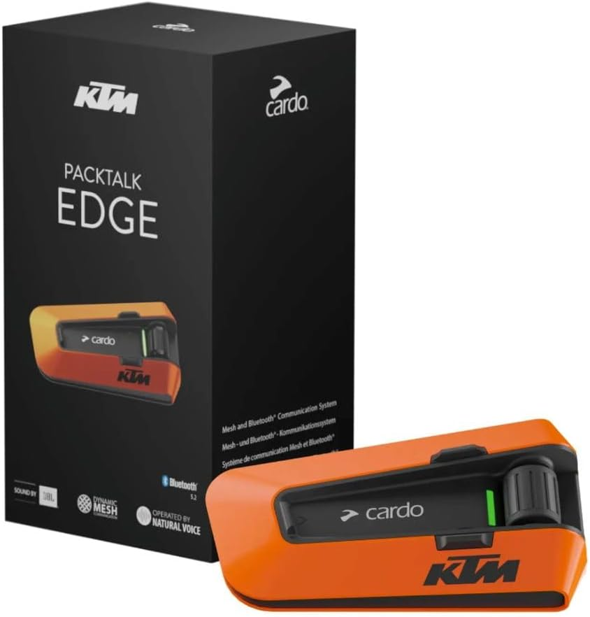 Cardo Systems Packtalk Edge KTM Edition, Single Pack image number 1