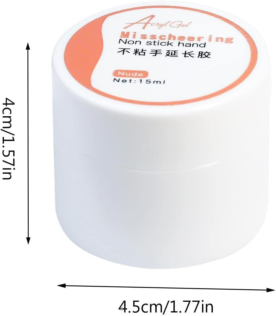 Nail Gel Polish - Nail Gel Extension and Modeling | Builder Base Gel Nail Enhancement, Decoration Glue Manicure at Home, 15Ml Seta-Au