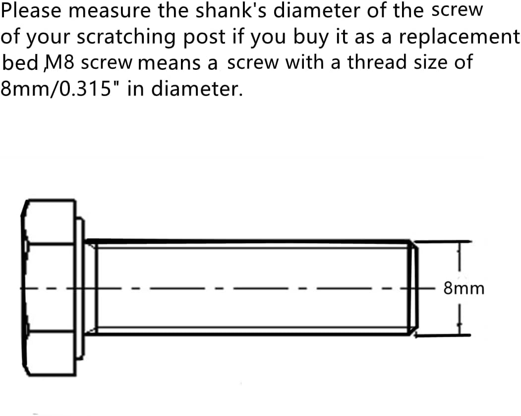 SHENGOCASE 13.5" Cat Tree Tower Accessories Replacement Parts Top Perch Bed Platform, Cat Tower Add on (Semi-Surrounded M8) image number 4