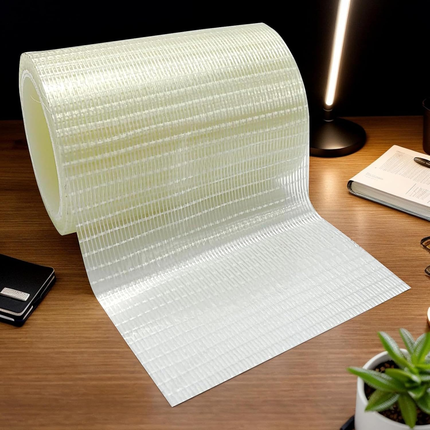 Awning Repair Tape &ndash; Clear Tarp Patch Tape, Waterproof Seal Strip | Wide Adhesive Fixing Kit for RV Awnings, Outdoor Canvas, Boat Covers, Tent, Hose Repairs, Camping Shelter Maintenance image number 1