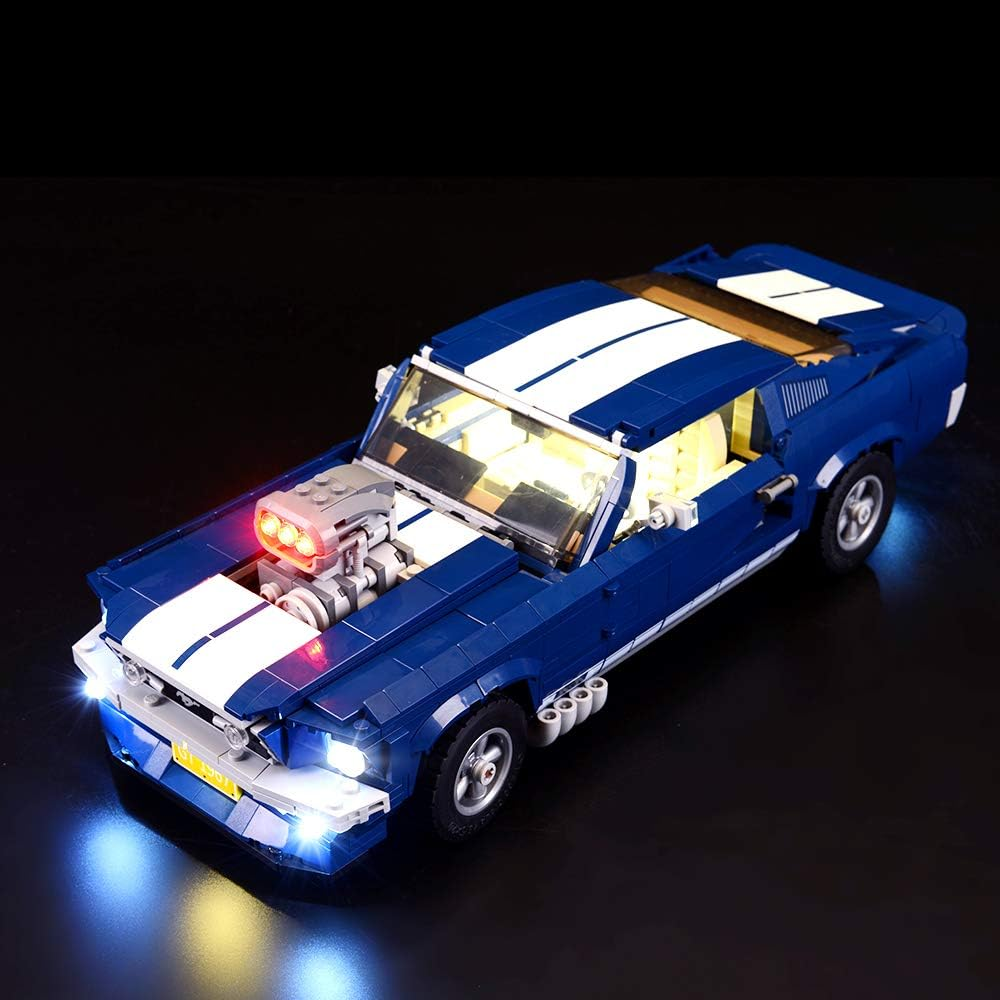 BRIKSMAX Led Lighting Kit for Ford Mustang-Compatible with  10265 - Not Include the  Set image number 4