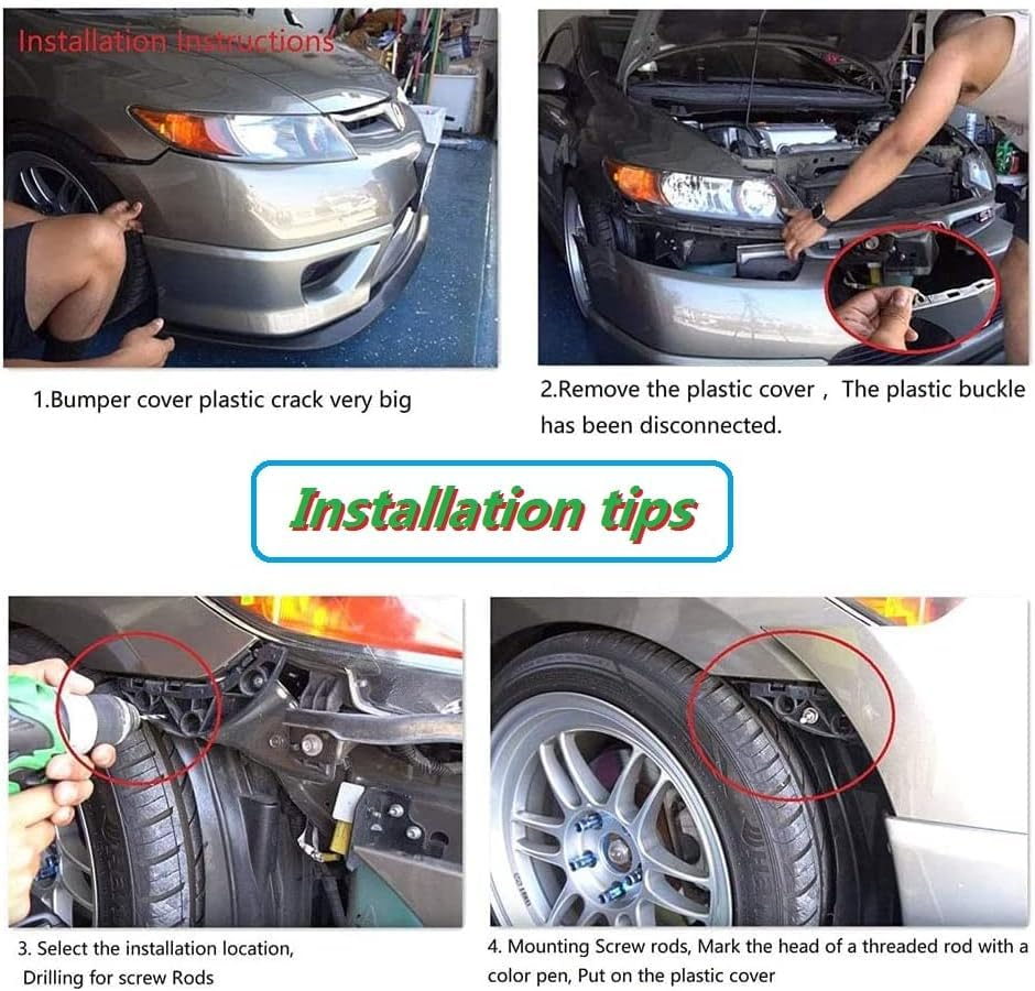 4Pcs Universal Vehicle Hood Pins, Universal Aluminum Vehicle Hood Pins-Quick Release Lock Latch Bumper License Plate Lock Clip Push Button Bonnet, Push Button Bonnet Kit ﻿ image number 2