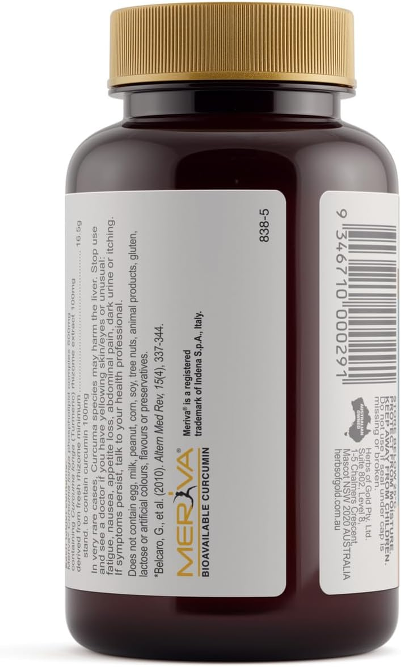 Herbs of Gold Bio Curcumin 5400 60 Tablets, 60 Count