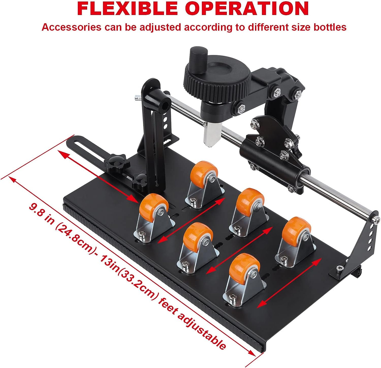 Glass Bottle Cutter Kit, FIXM DIY Glass Cutter for Bottles with Adjustable Width, DIY Any Art-Ware with a Complete Set of Accessories image number 6