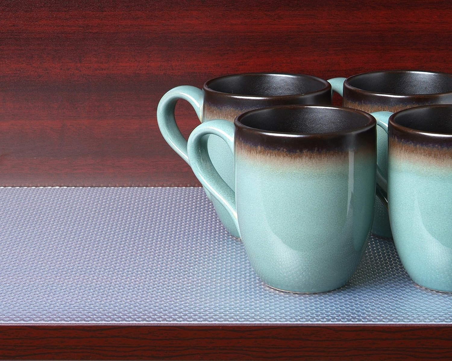 Con-Tact Brand Premium plus Non-Adhesive Shelf Heavy Duty and Multi-Functional Drawer Liner, Protect and Organize Your Shelves and Drawers, 18" X 6', Nova Crystal Clear, Pack of 6 Rolls