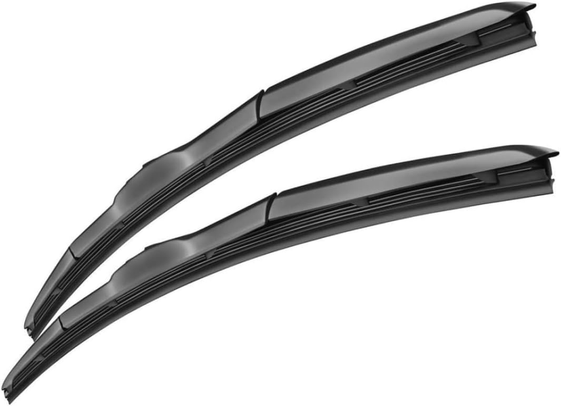 Hybrid Wiper Blades for Hyundai I30 PD 2017-2023 Pair of 26" + 16" Inches Sizes Replacement Front Windscreen Fits U Hook Driver Passenger Side Rubber Wipers J Hook Kit (Set of 2) image number 3