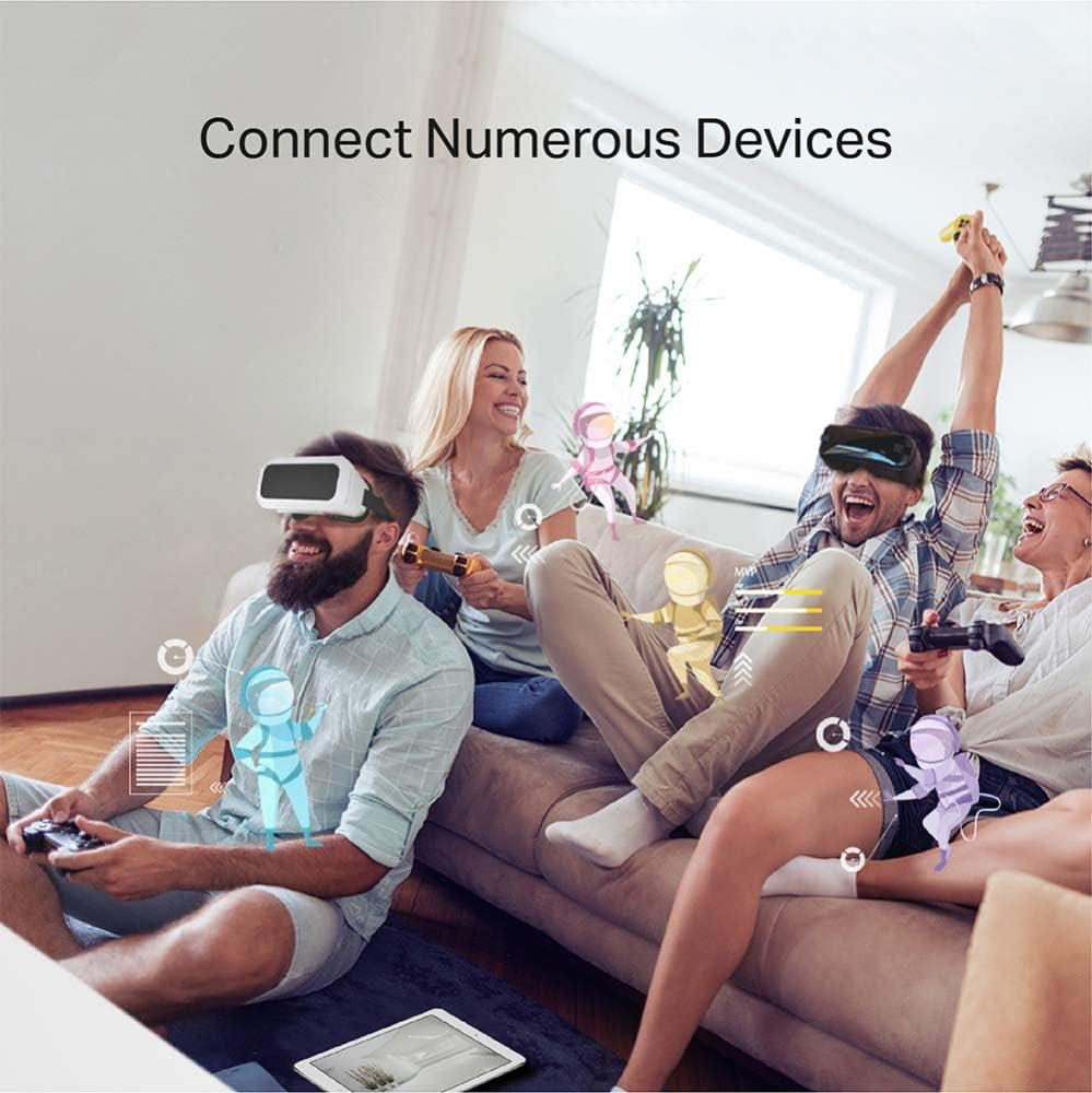 Tp-Link AC2100 Wireless VDSL/ADSL Telephony Modem Router, Dual Band, MU-MIMO, Super VDSL, HD Telephony, Versatile Connectivity, up to 1733 Mbps on 5 Ghz Band, USB 3.0 Port (Archer Vr2100V) image number 5