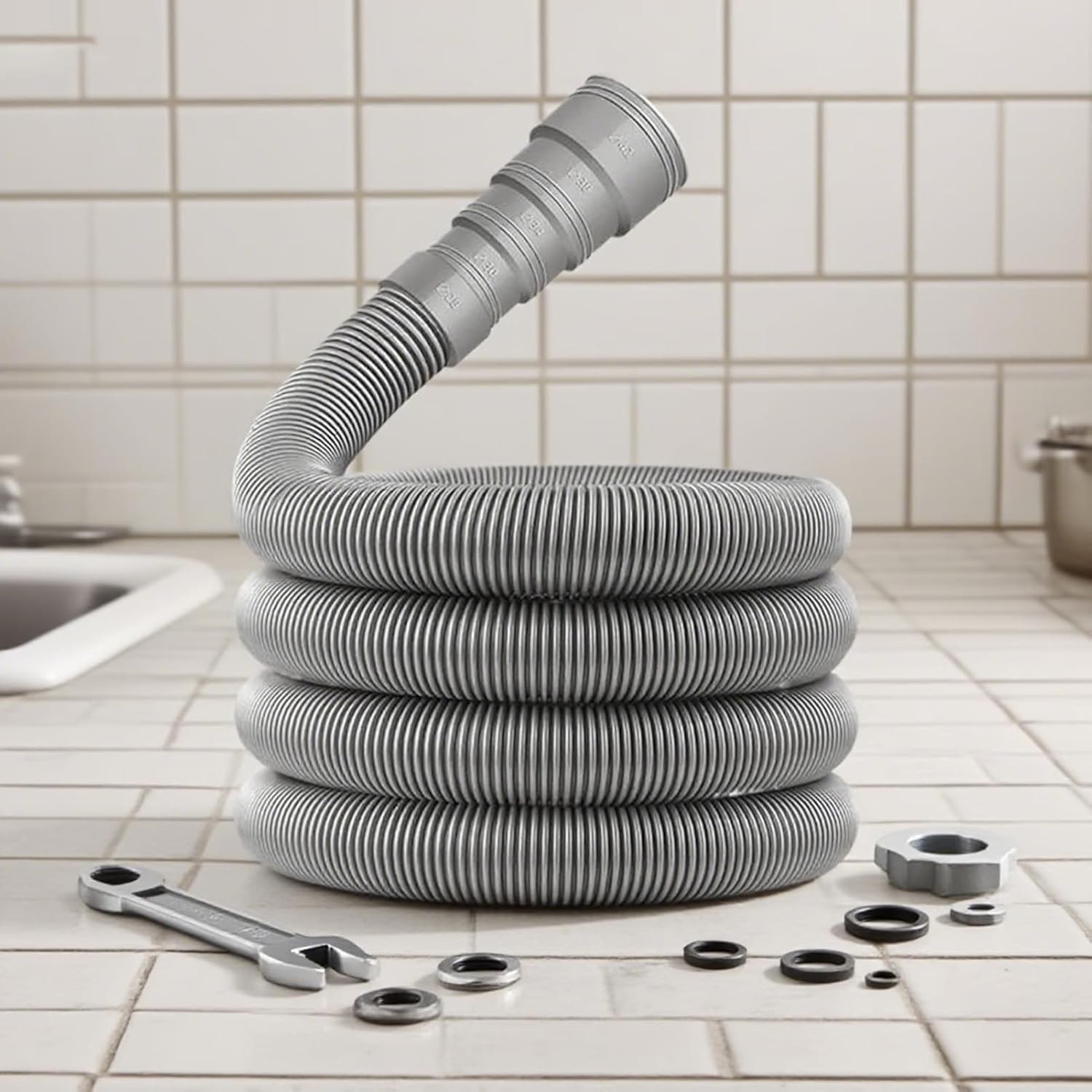 Rv Sewer Hose | Caravan Drain Pipe,Foldable Hose Adjustable Pipe for Outdoor Vacation Camping Vehicle Beach Holiday Travel Repair image number 4