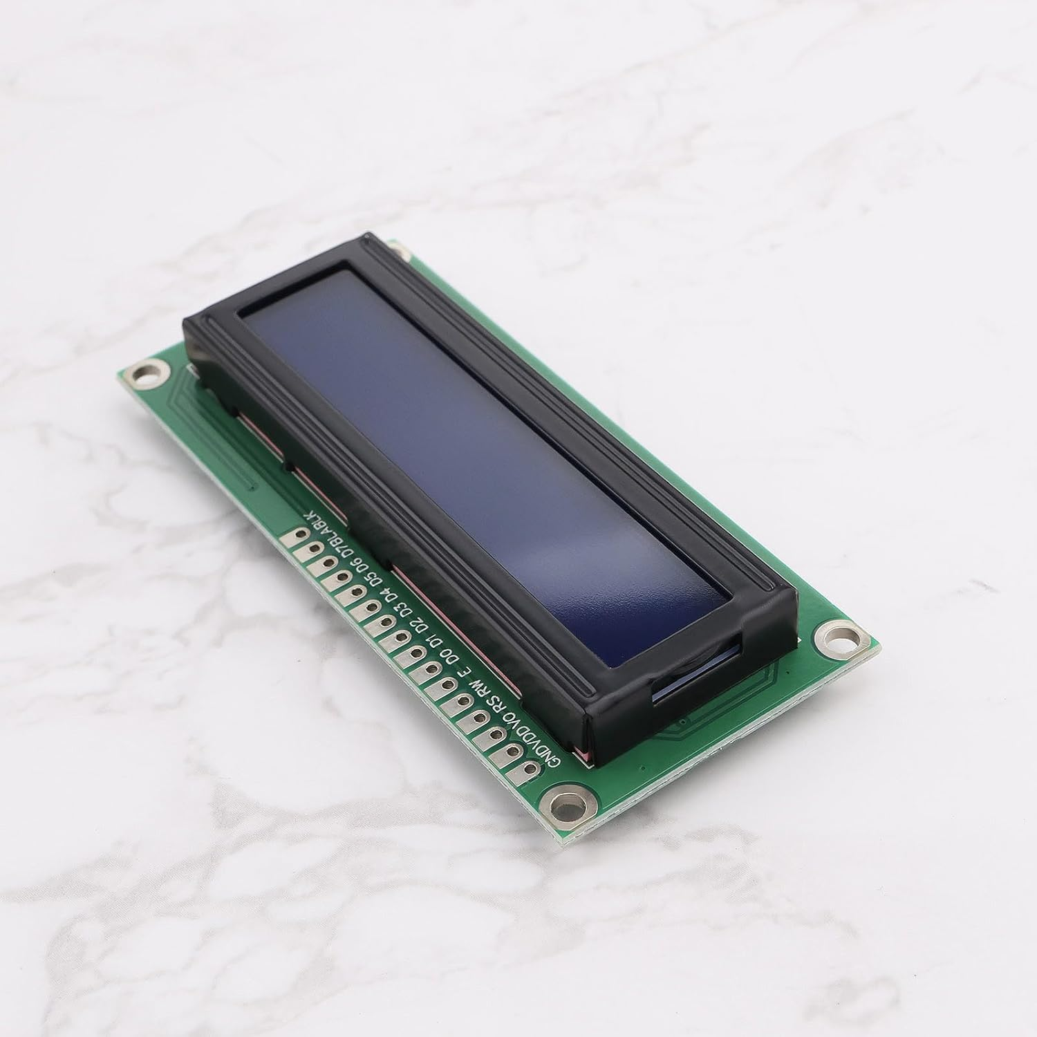Ecsing 2PCS 1602 LCD Display Module 16X2 Serial LCD Blue Background with White Text Display Board DC 5V 80X36Mm Compatible with A-Rduino Raspberry Pi image number 3