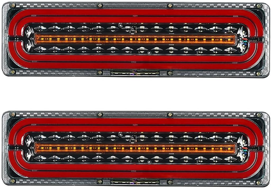 AIMALL 2 PCS Ultra-Bright Sequential LED Tail Lights for Trailers, Utes, Caravans, Trucks | 10-30V Power | Multifunction Stop, Tail, Indicator, Reverse image number 3