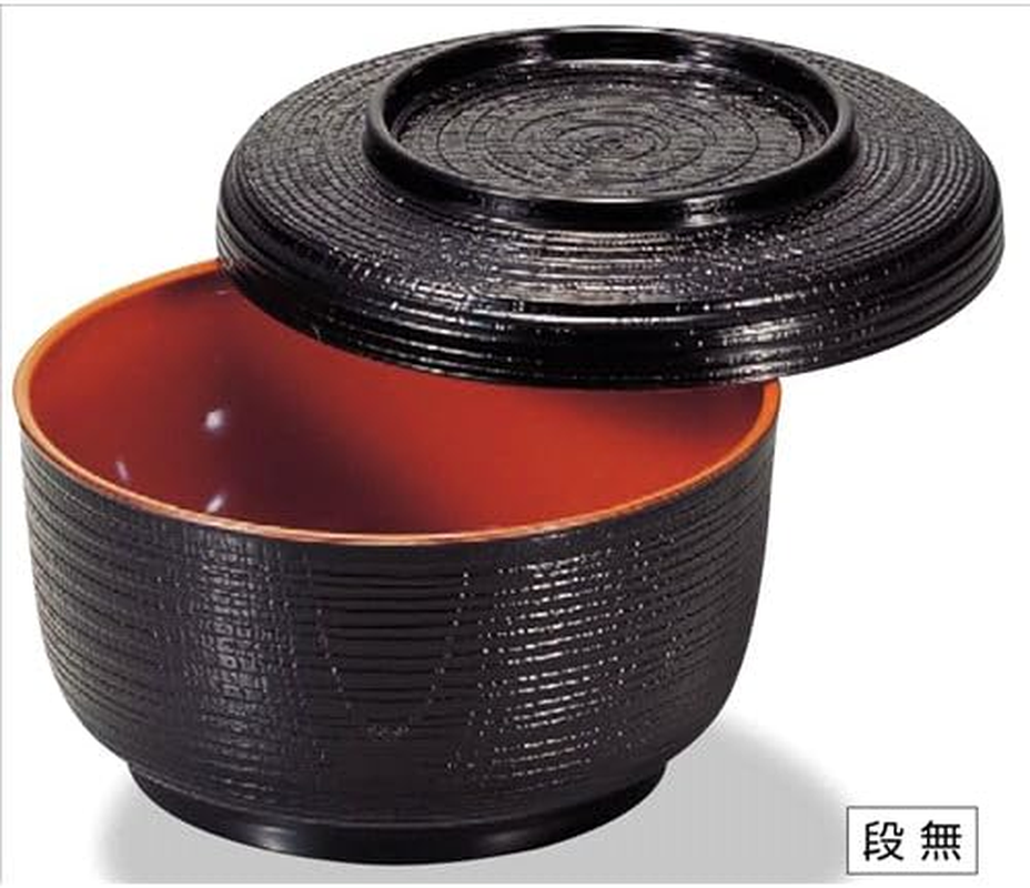 Bowl (Small) Split Rice Cooker, Black Vermilt, Machine Washable, 4.8 X 3.0 Inches (12.3 X 7.6 Cm), Inner Diameter: 4.3 Inches (10.9 Mm) X 2.0 Inches (5.1 Cm)) (7-293-2), Heat Resistant ABS Resin, image number 2