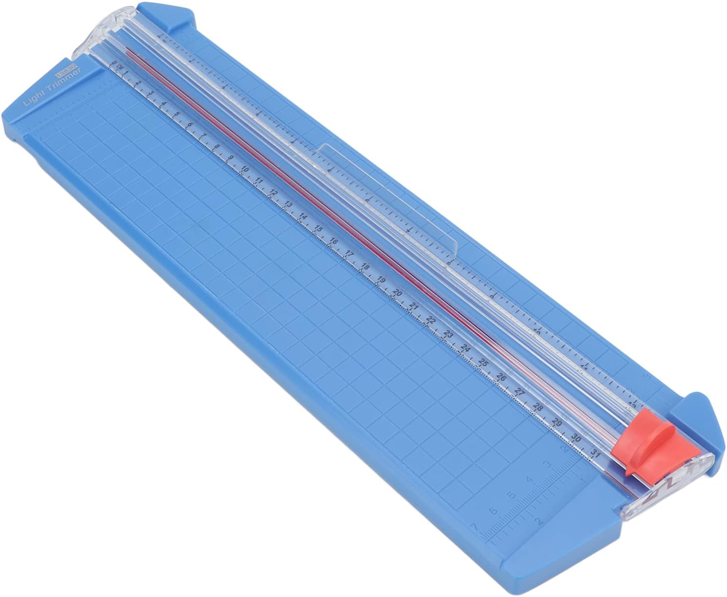 Small Paper Cutter Photo A3 Paper Knife Cutting Lightweight Number of Pages 10 for Pieces A3 Paper Picture Paper for Precision Trimmers (13830 Rose Red)