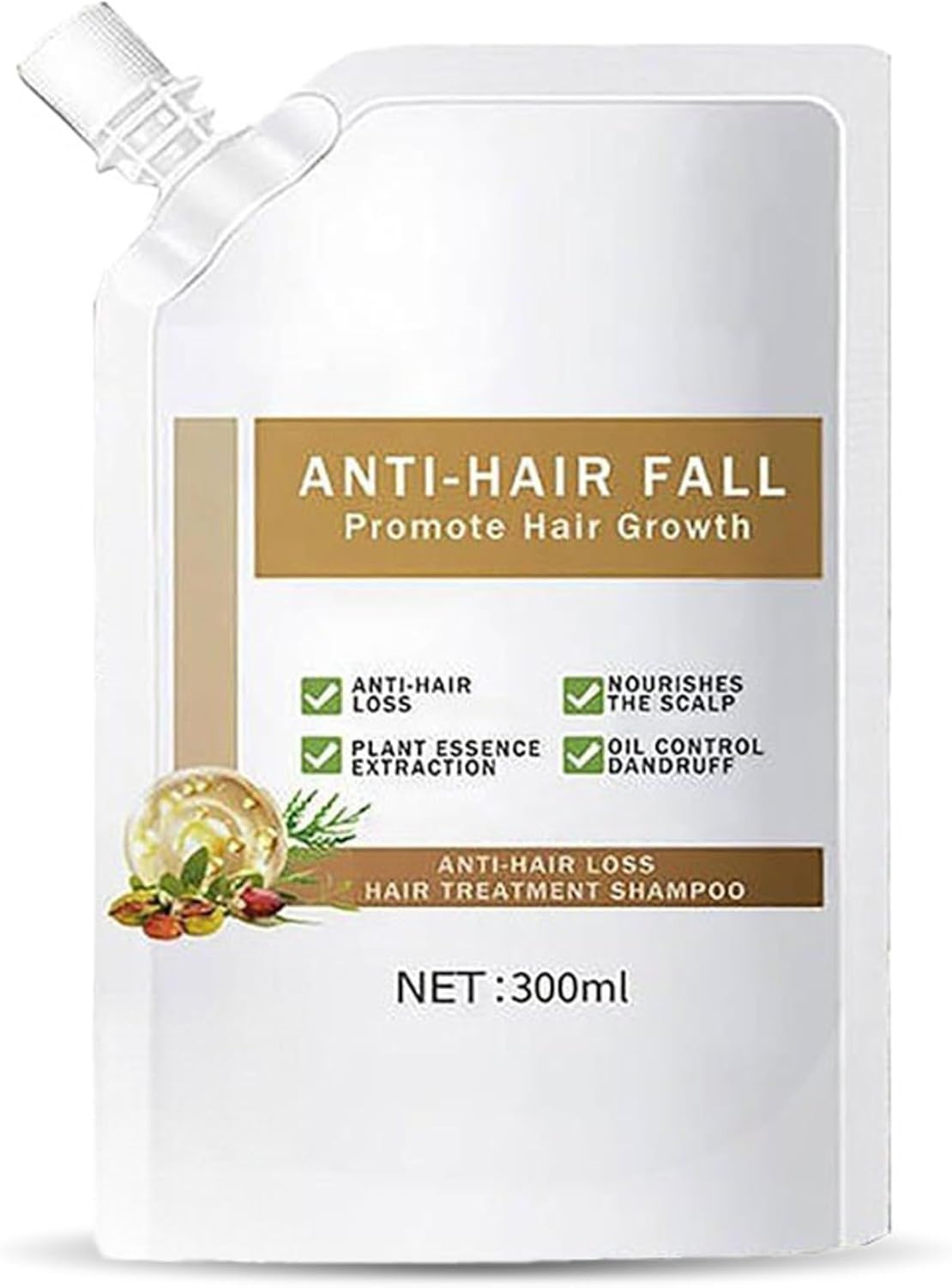 Hair Loss Shampoo 300Ml/10Oz Gentle Hair Regrowth Shampoos Oil Control & Scalp Care for Women & Men image number 5