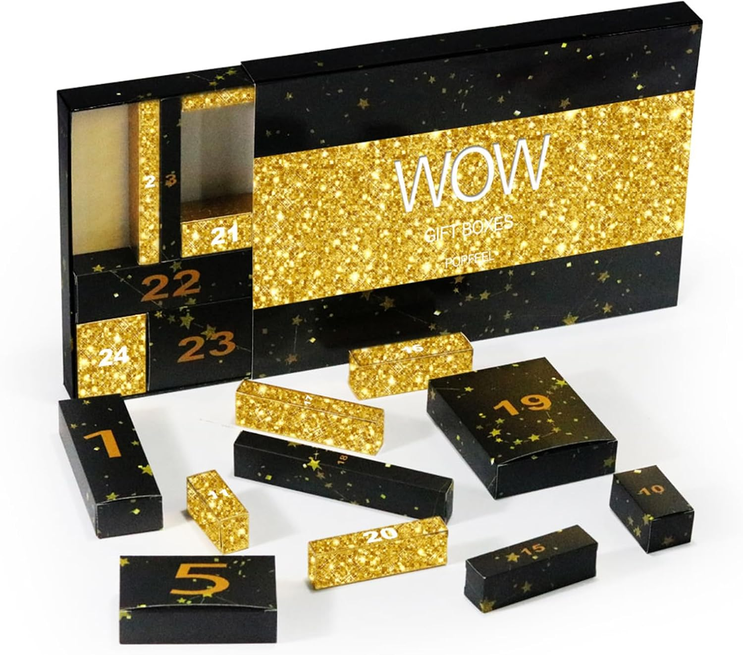 Dynaeuty Makeup Advent Calendar 2025, 24 Days Christmas Countdown Calendar Makeup Set, Xmas Individual Box Calendar for Women Full Kit image number 5