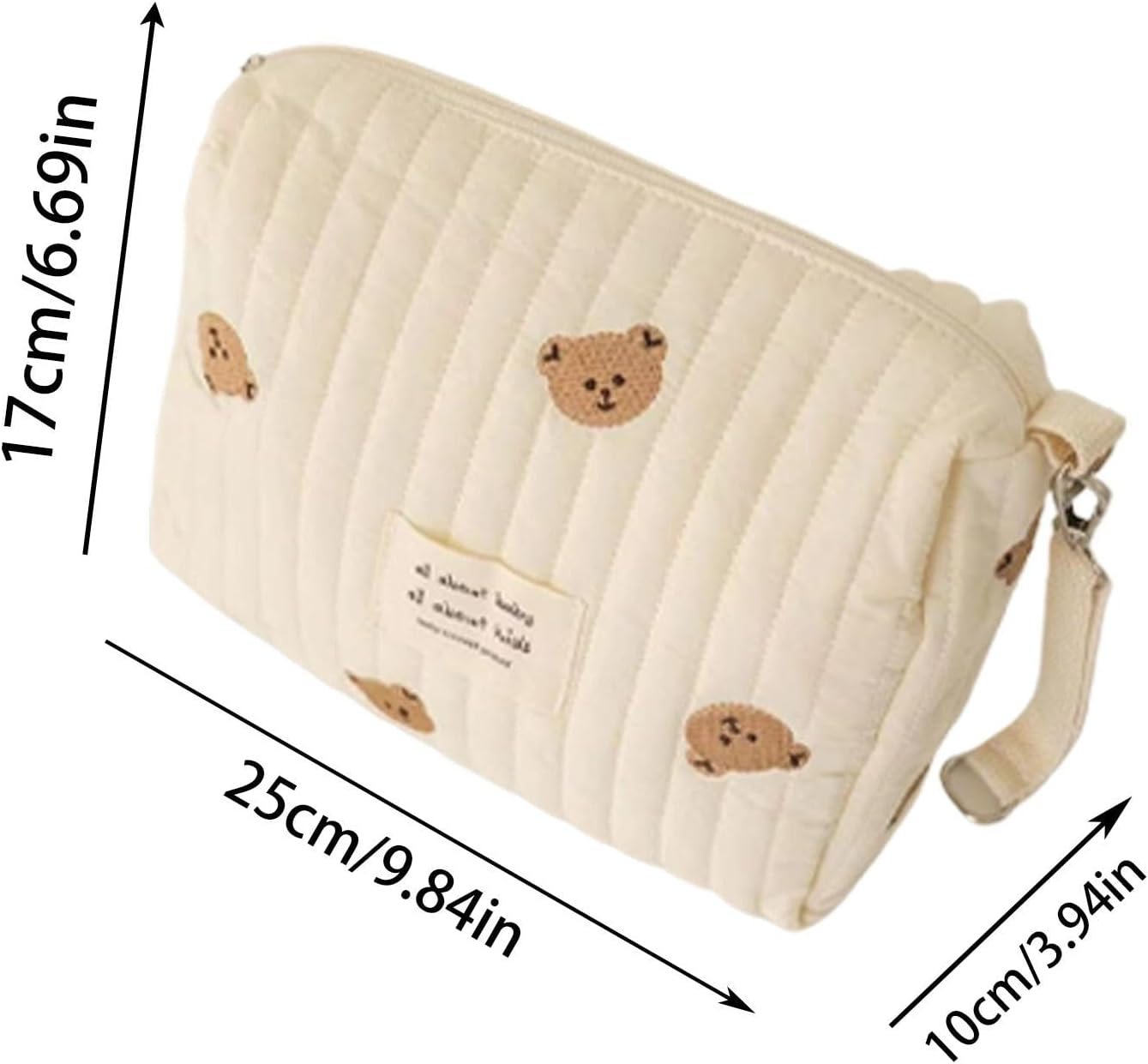 Toddler Diaper Bag, Spacious Portable Nappy Pouch, Baby Stroller Diaper Storage Organizer, Lightweight and Stable Design, 9.84X6.69X3.94In, Ideal for Outdoor, Shopping, Travel image number 4