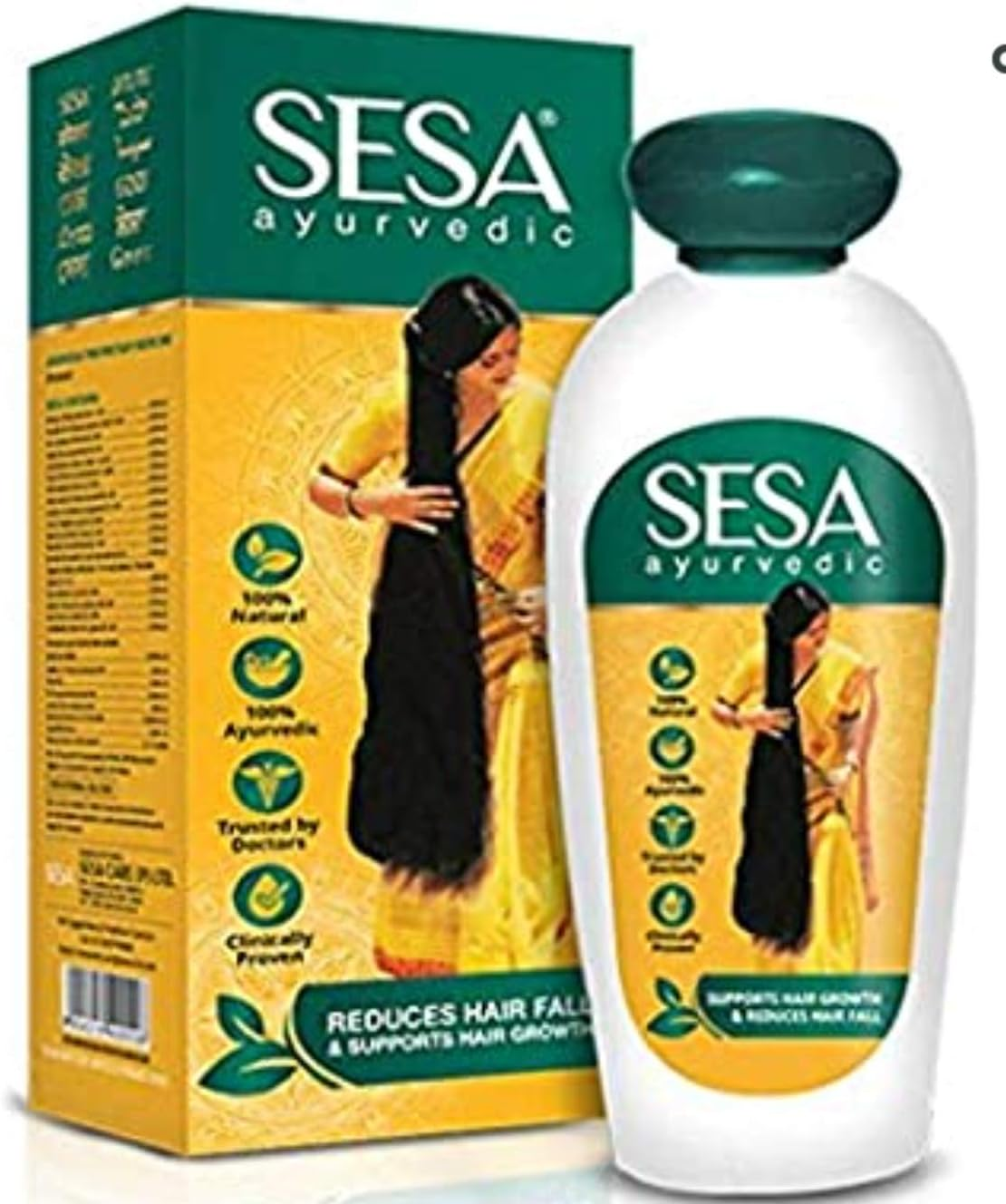 Sesa Oil (For Long Beautiful and Nourished Hair) 90Ml image number 4