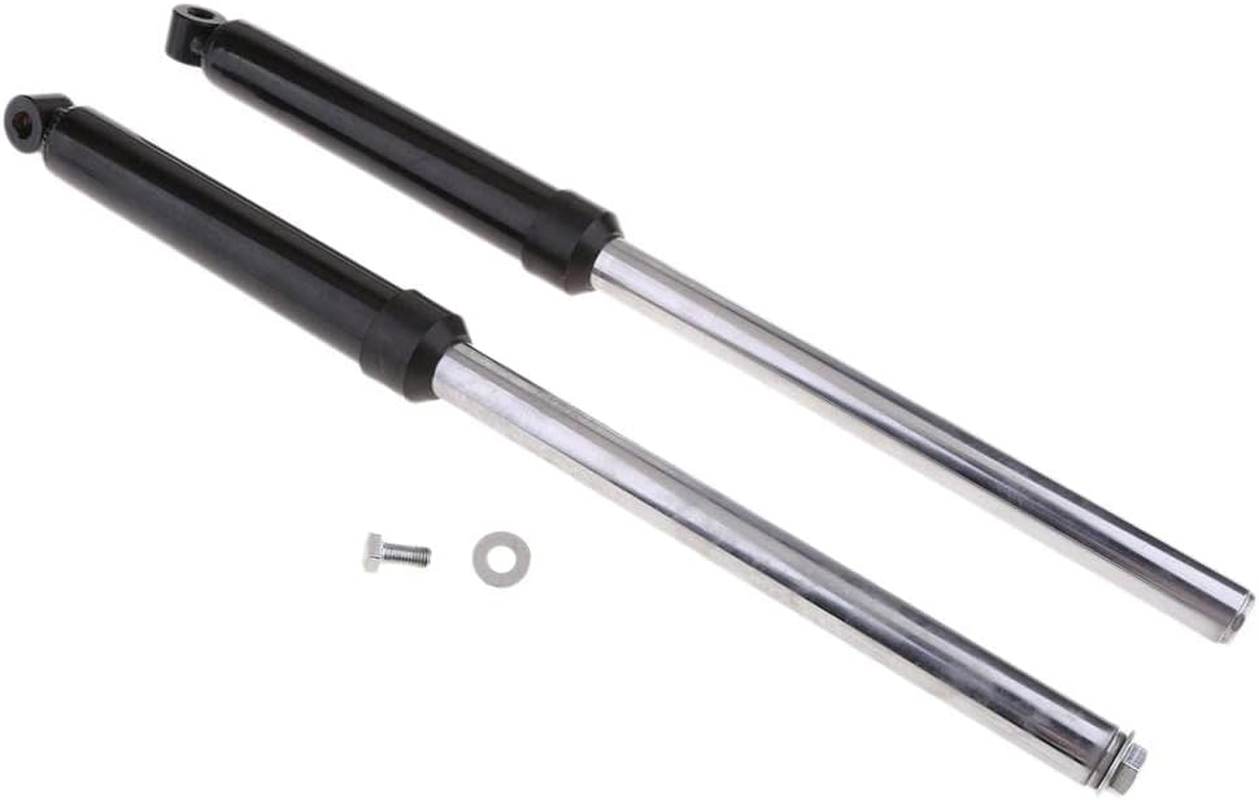 Generic 2 Pairs of Motorcycle Shock Absorbers Spare Parts for JR50, Rear + Front image number 4