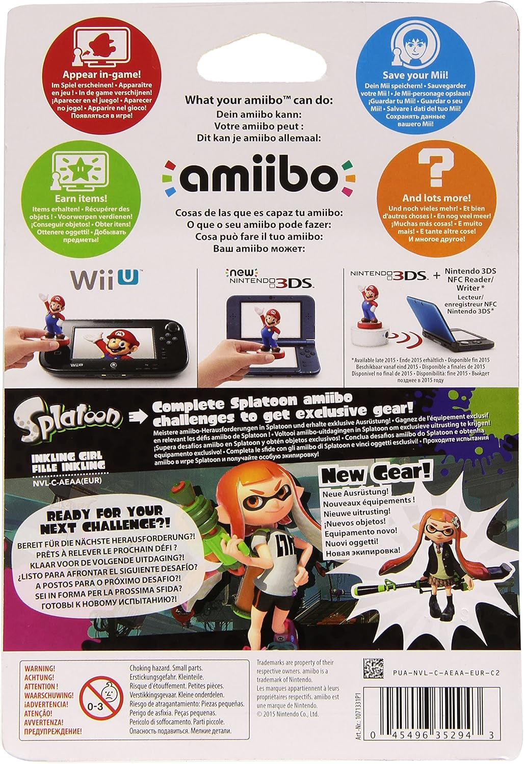 Amiibo Splatoon Inkling Girl for Nintendo Switch image number 4