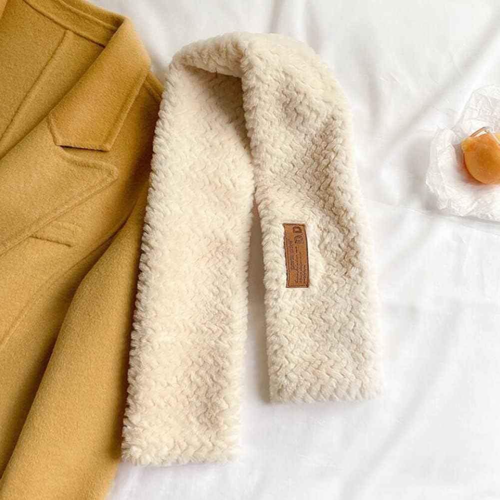 Womens Faux Fur Collar Scarf,Morechioce 90Cm&times;10Cm Winter Artificial Rabbit Fur Scarf - Grey image number 7