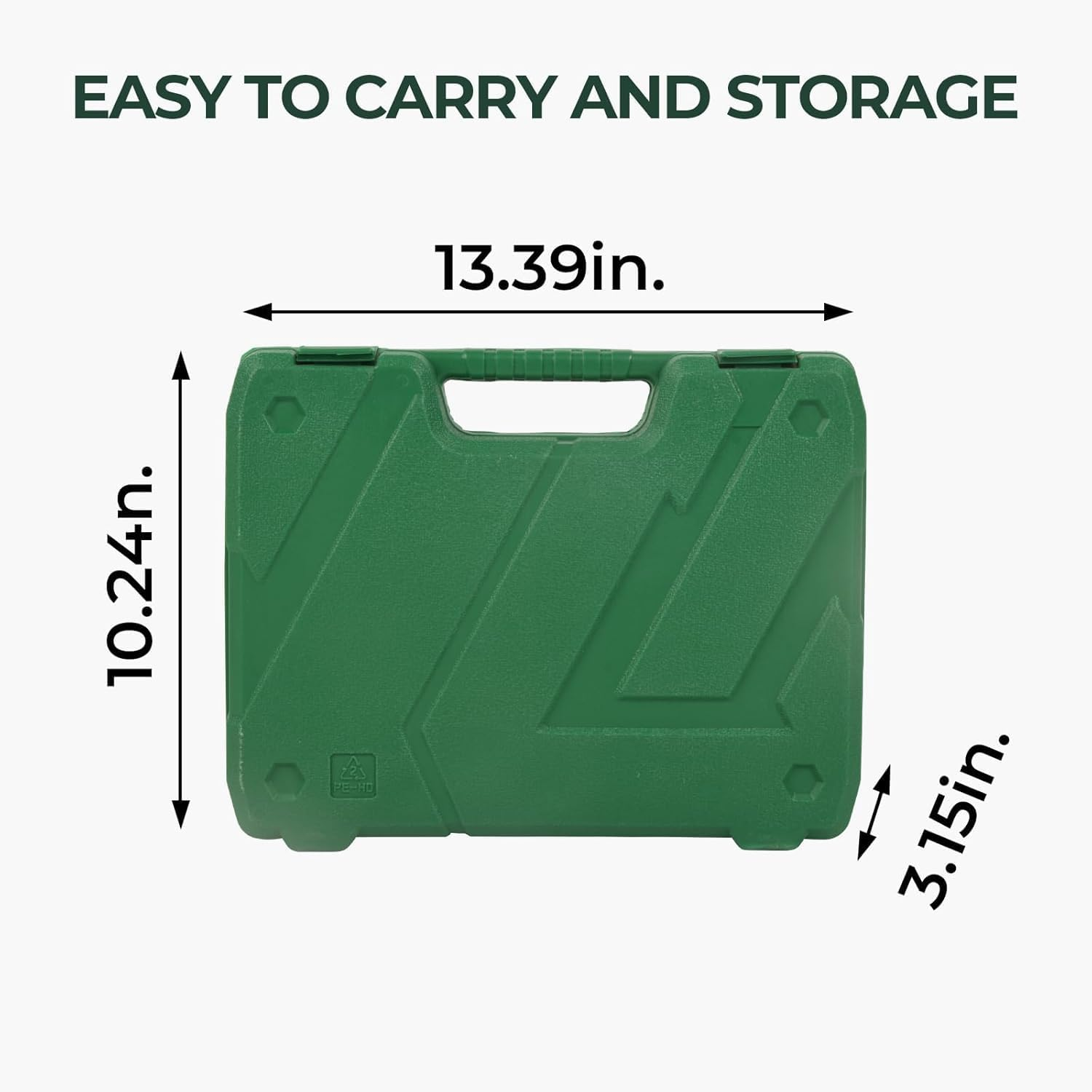 MEZOKUCEL20PCS 1/2 Inch Drive Deep Impact Socket Set Metric 8-32Mm Chrome Vanadium Cr-V 6-Point with Storage Case for Home Auto Repair & Mechanical Tasks Garage Tools