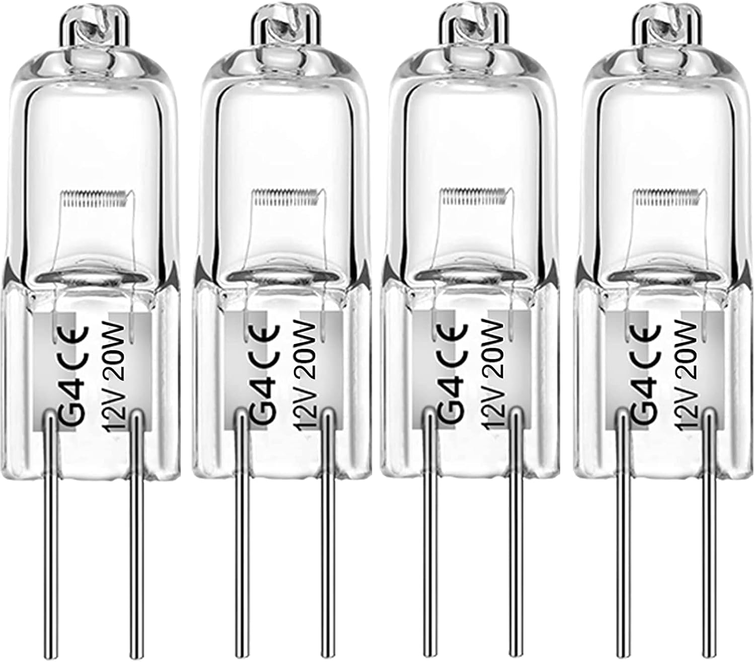 4 X G4 12V AC 20W Halogen Long Life Light Capsule Bulb JC Type Lights Bulbs image number 2
