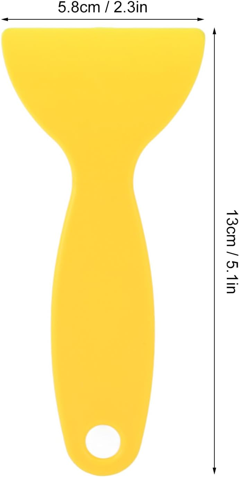 Cryfokt Resin Removal Scraper, Ergonomic Handle 5 Pieces Yellow Plastic Spatula for 3D Printer, Portable Flexible for 3D Printing, CRYFOKT0YQX4Z1T63 image number 4