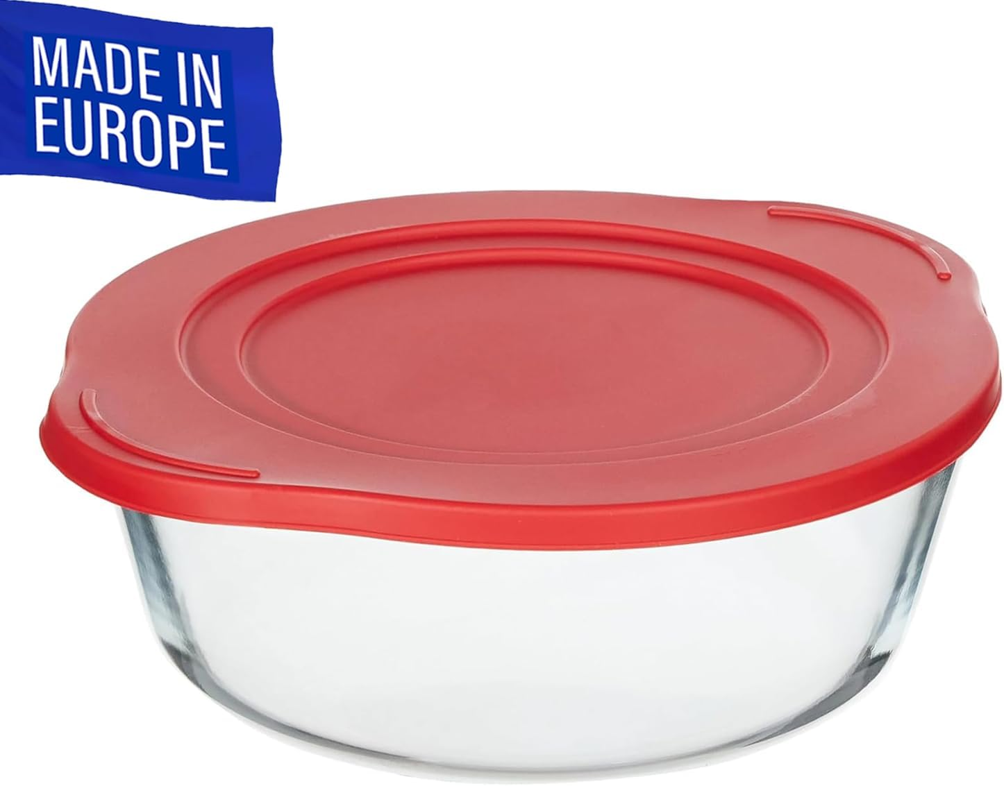 Ums 2.2 Quart Glass Baking Dishes for Oven, Food Storage Containers with Lids, Glass Storage Containers with Lids, Meal Prep Containers, Salad Container for Lunch, Casserole Dishes for Oven image number 6