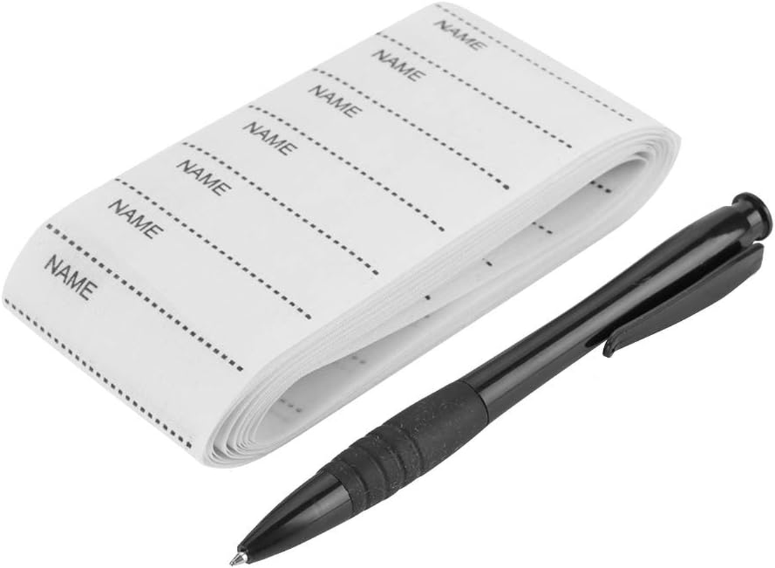 Denash Woven Name Tag, Name Tags, Clothing, Washable for Kids, 200 Pieces, Kids for Nursing Homes