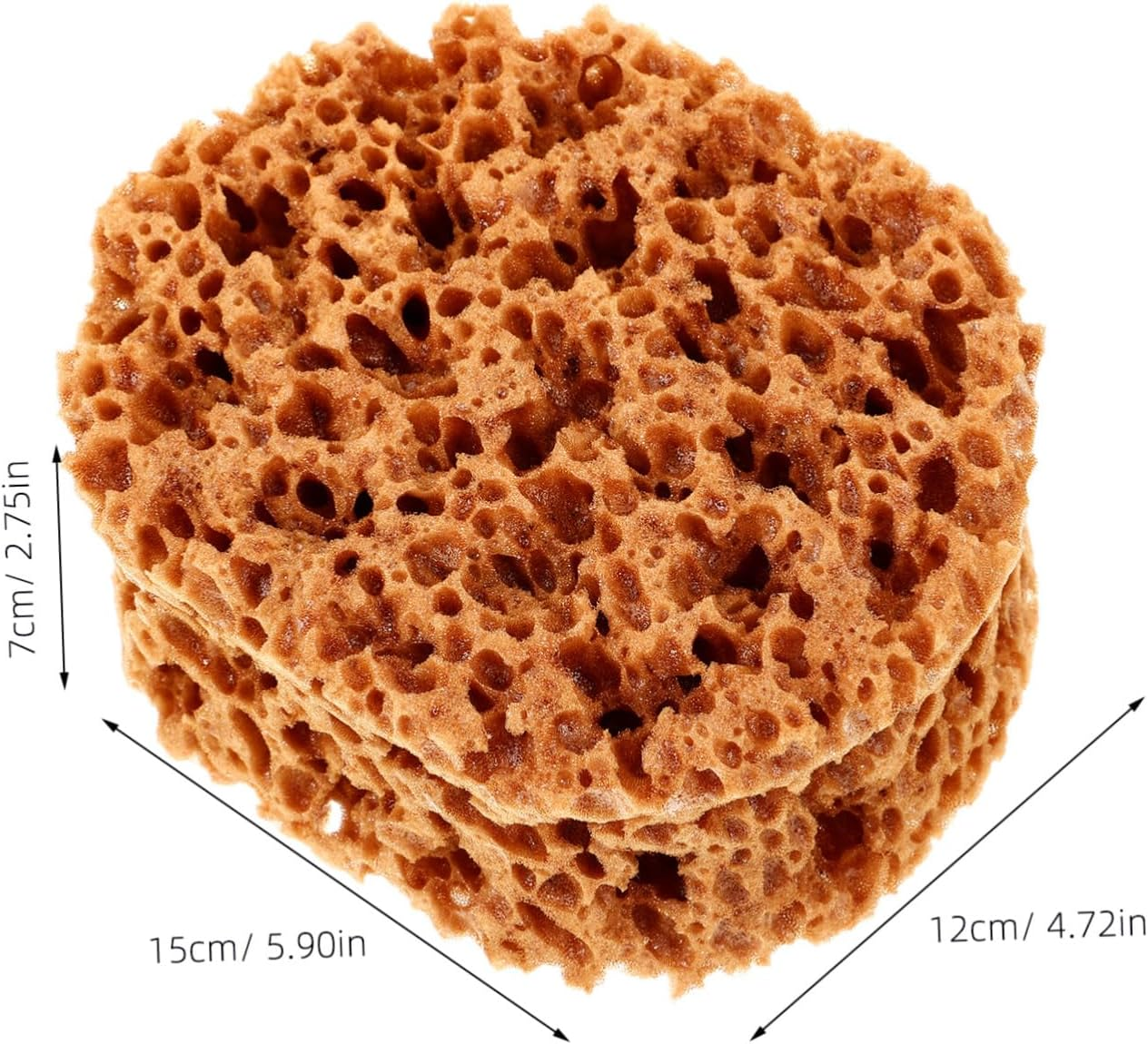 Natural Sea Sponge for Painting and Art Supplies, Large M88Kg Printed Pattern Sponge for Artists, Texturing and Wall Painting Tool Suitable for Drywall and Creative Projects image number 4
