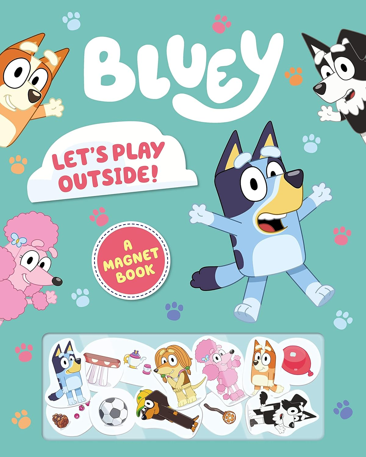 Penguin Bluey Lets Play outside Book - Hardcover - 29 September 2020: Magnet Book image number 1