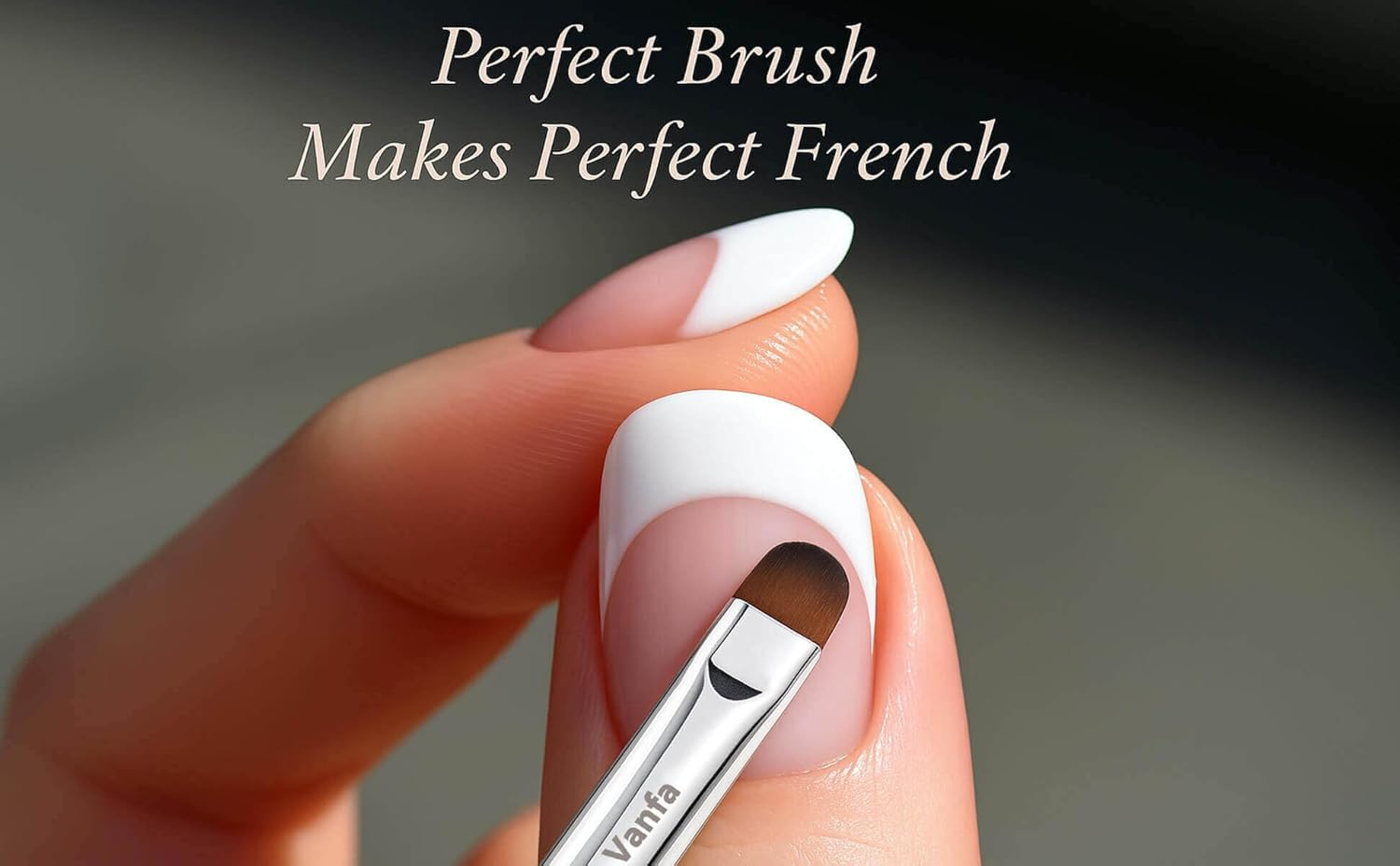 Vanfa French Brush for Nails, Clean up Brush for Gel Nail Polish F14 - F12 image number 7