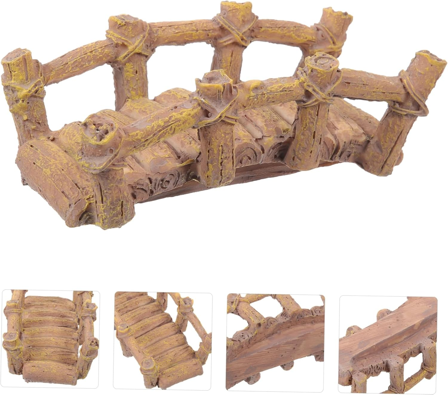 Yardenfun Bridge Decor Miniature Resin Bridge Decoration for Sand Table Figurine for Indoor and Outdoor Use and Safe Material Enhancement image number 2