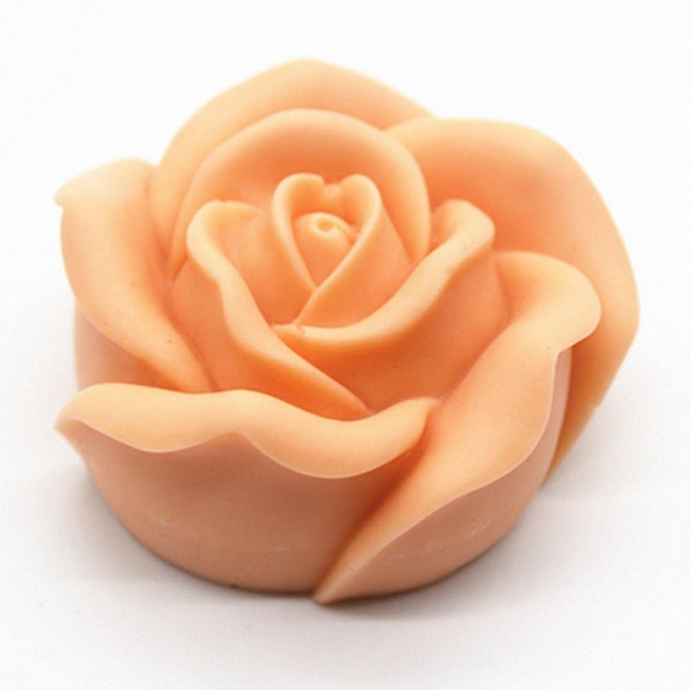 Moldfun 3D Rose Candle Mold - 3D Flower Craft Art Silicone Mold for Handmade Soap, Bath Bomb, Lotion Bar, Chocolate, Candle, Crayon, Wax image number 4