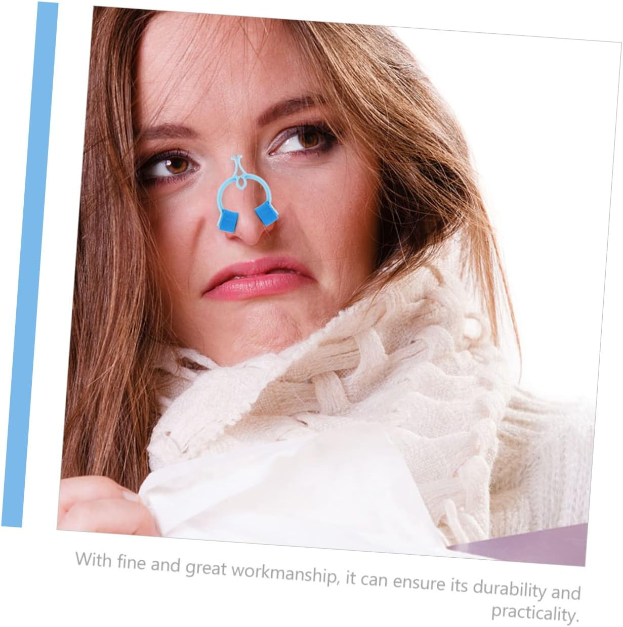 COOLHIYA 16Pcs Nose Clips for Lung Breathing Training Nasal Stopper Clips for Improved Breathing Nose Strips for Breathing Comfortable and Nose Clips image number 3