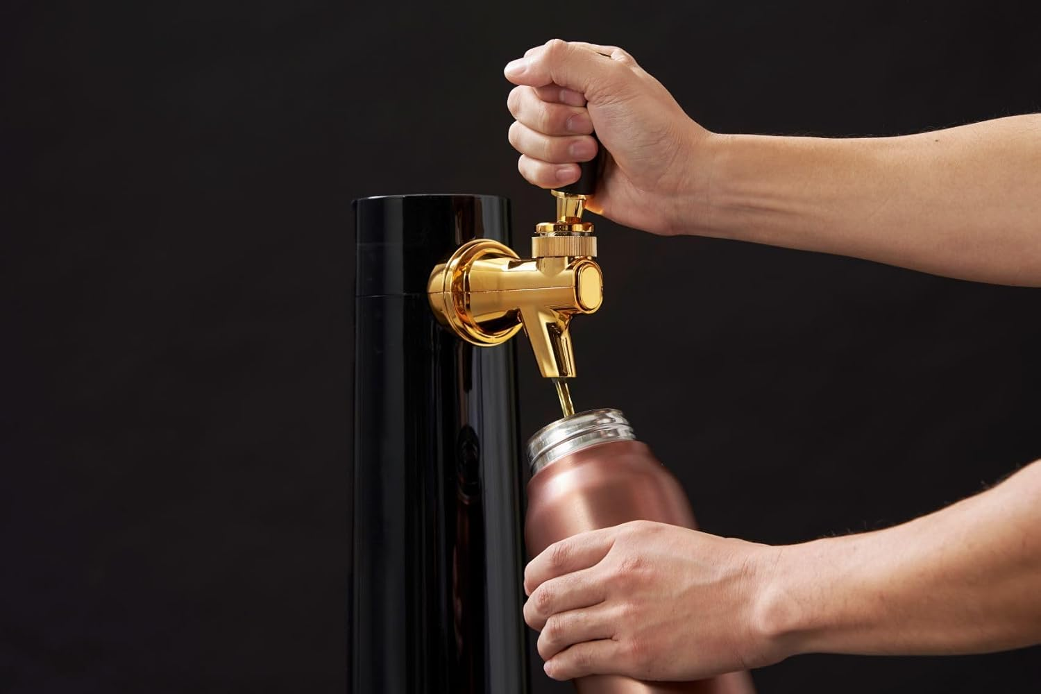 Tiger Thermos Water Bottle, 0.3 Gal (1.2 L), Vacuum Insulated Carbonated Bottle, Stainless Steel Bottle, Sports Drink, Beer OK, Large Capacity, Cold Insulation, Growler, MTA-T120GE Emerald (Green) image number 7