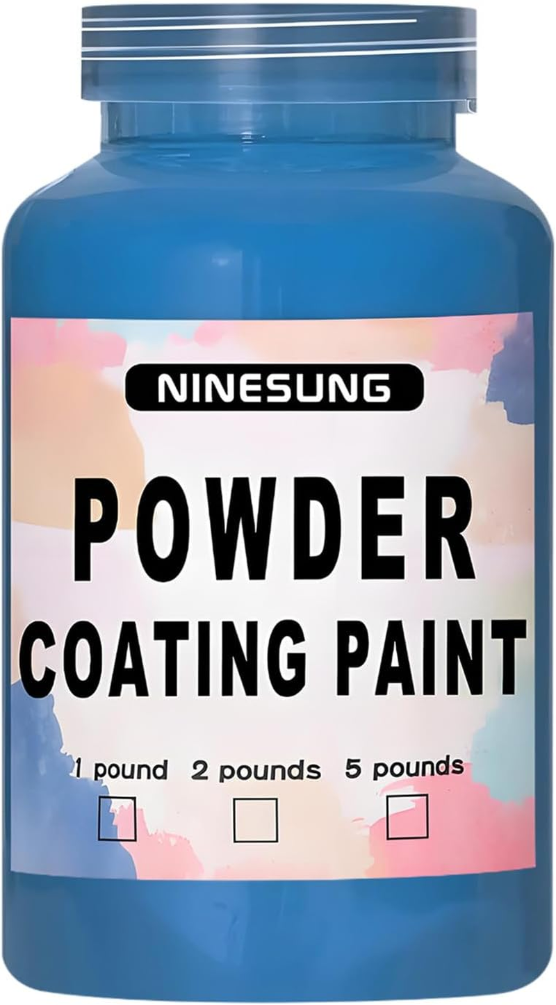 Coating Powder for Metal Surfaces | Car Paint, Building Materials | Steel Structures, Factories, Playgrounds, Gardens (Red, 4 Oz)