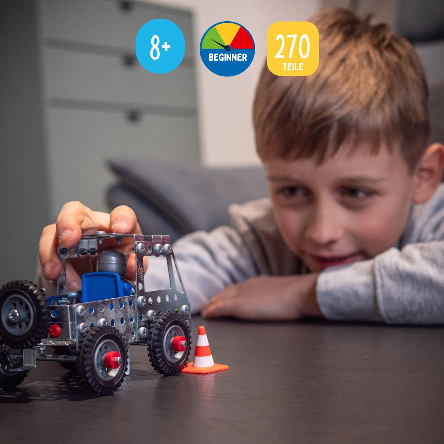 Eitech 10006-C06 6 - Metal/Base Construction Kit, 270 Pieces image number 3