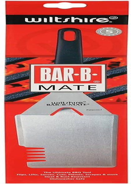 Wiltshire Bar-B Mate Silver &ndash; All-In-One BBQ Tool for Lifting, Slicing, Piercing and Scraping &ndash; Heat and Rust Resistant &ndash; Comfortable Handle &ndash; BBQ Accessory image number 4