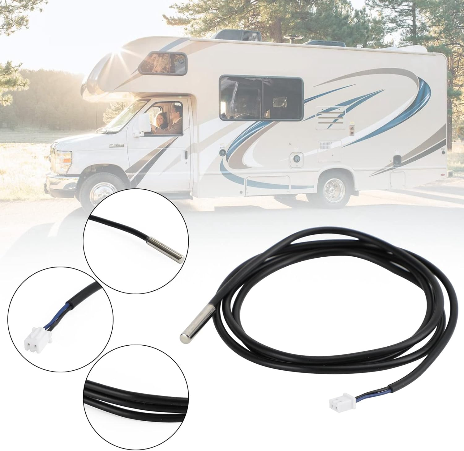 Areyourshop Thermistor Repair Kit for Waeco CF18 CF25 CF35 CF40 CF50 CF60 for VERA for VERB for CDF35 for CDF45 Replacement Thermistor Cable Hermetically Sealed Fridge Parts Compatible image number 4